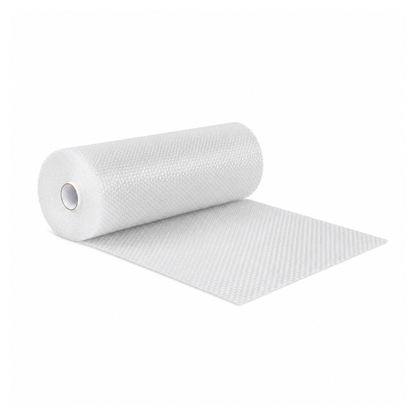 Clear two-layer bubble wrap roll with 10 mm bubbles