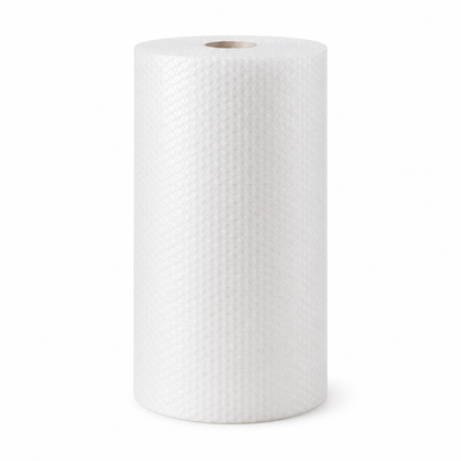 Australian-made clear bubble wrap roll, 100 m by 300 mm