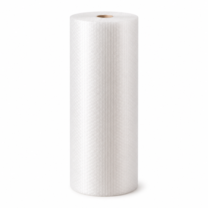 Australian-made clear bubble wrap roll, 100 m by 750 mm