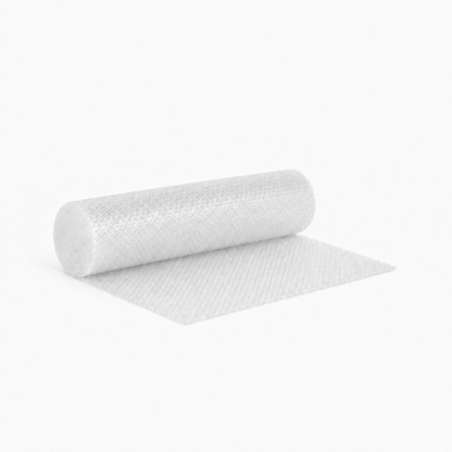 Coreless Clear Bubble Wrap, 5 m roll, 500 mm wide with 10 mm bubbles
